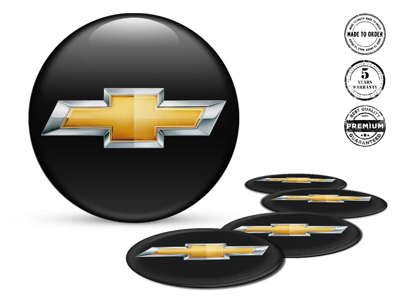 Chevrolet  Style Insignes Roue Autocollants Époxy Premium